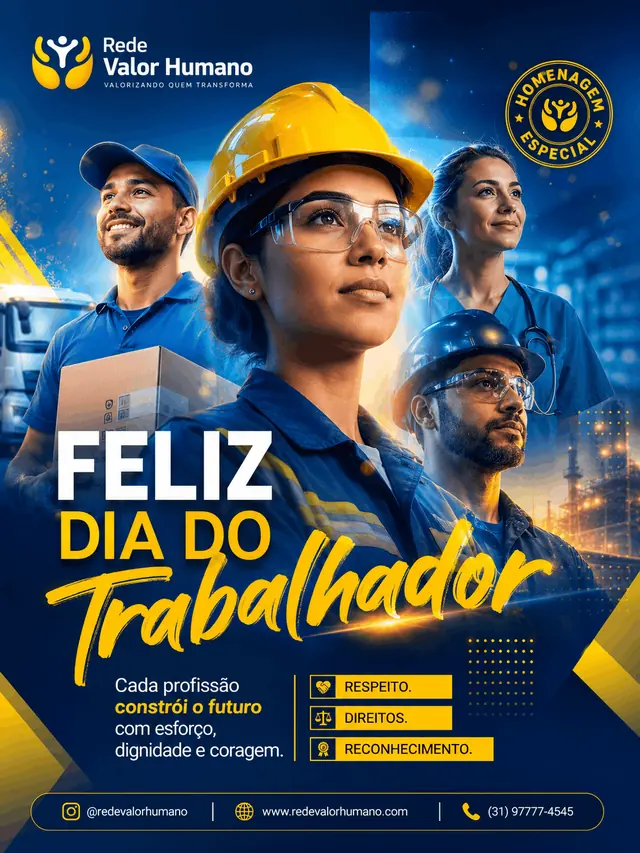 Rede Valor Humano — Dia do Trabalhador