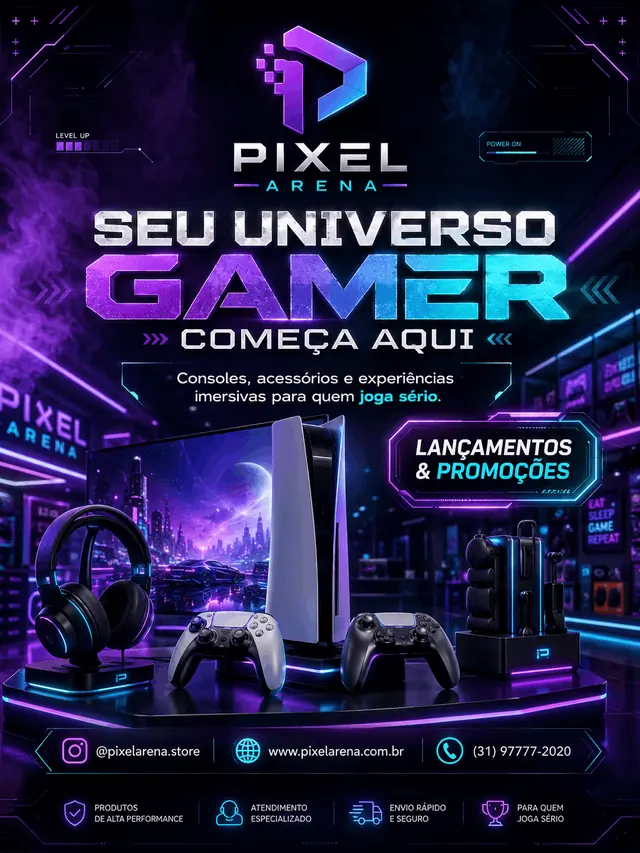 Pixel Arena — Universo Gamer
