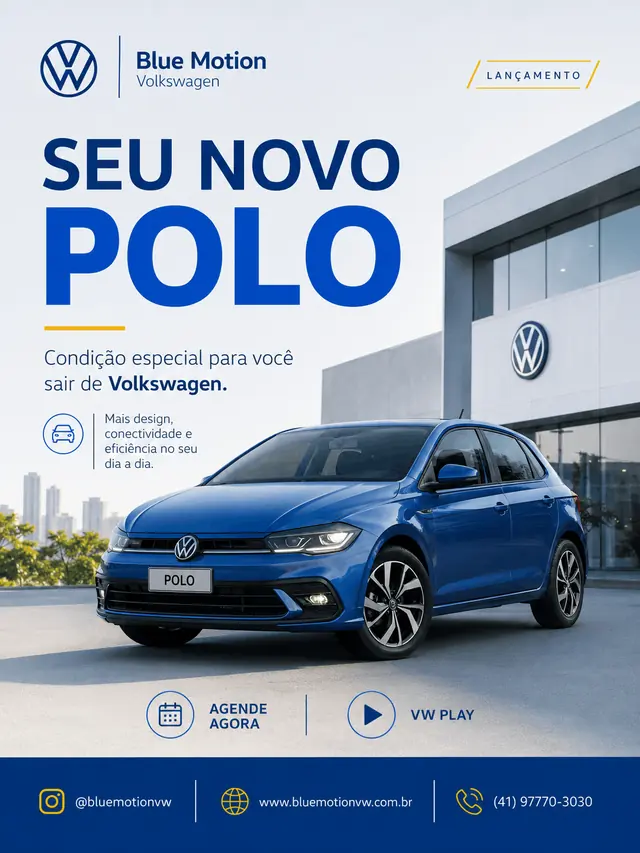Blue Motion Volkswagen — Novo Polo