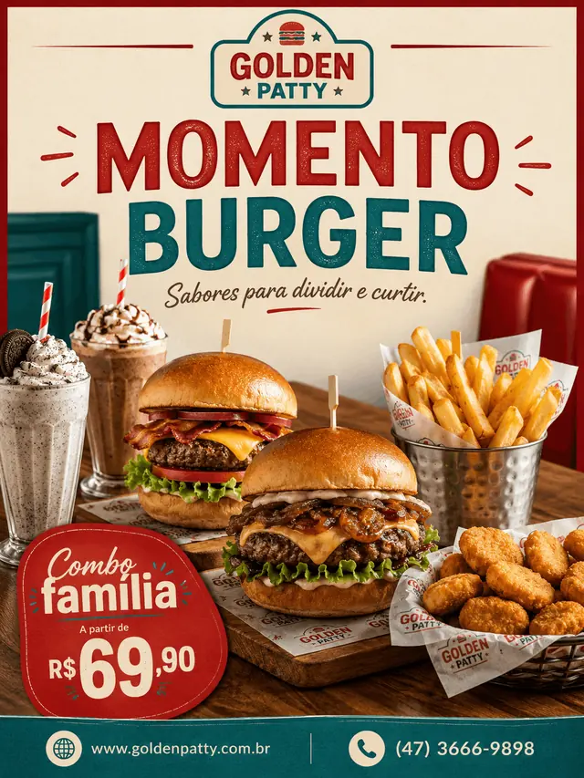 Golden Patty — Momento Burger