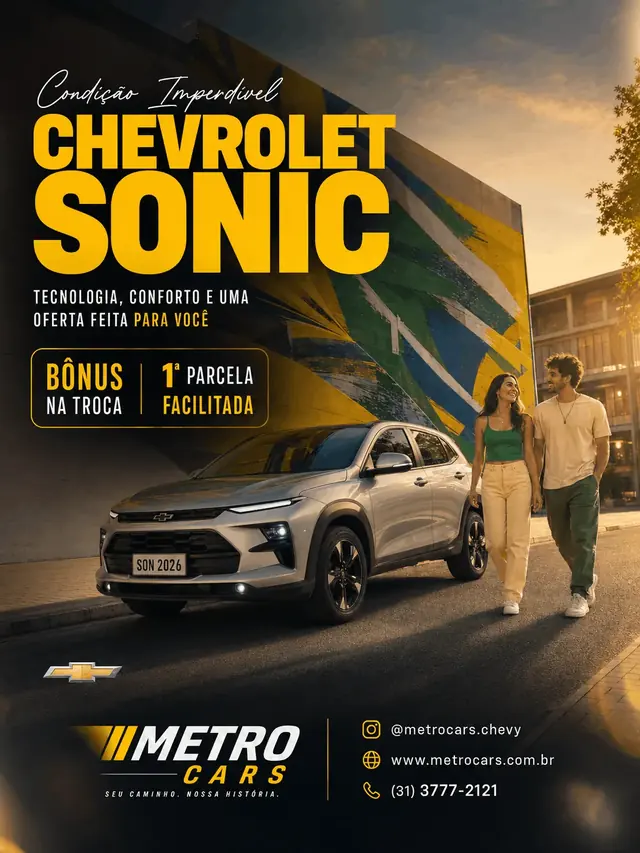 Campanha Metro Cars - Chevrolet Sonic