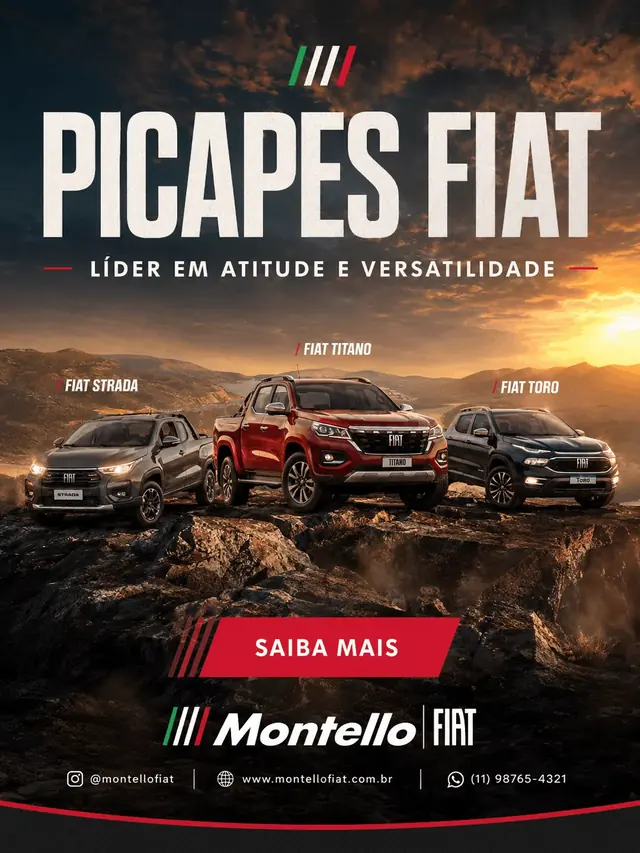 Campanha Montello Fiat - Picapes Fiat