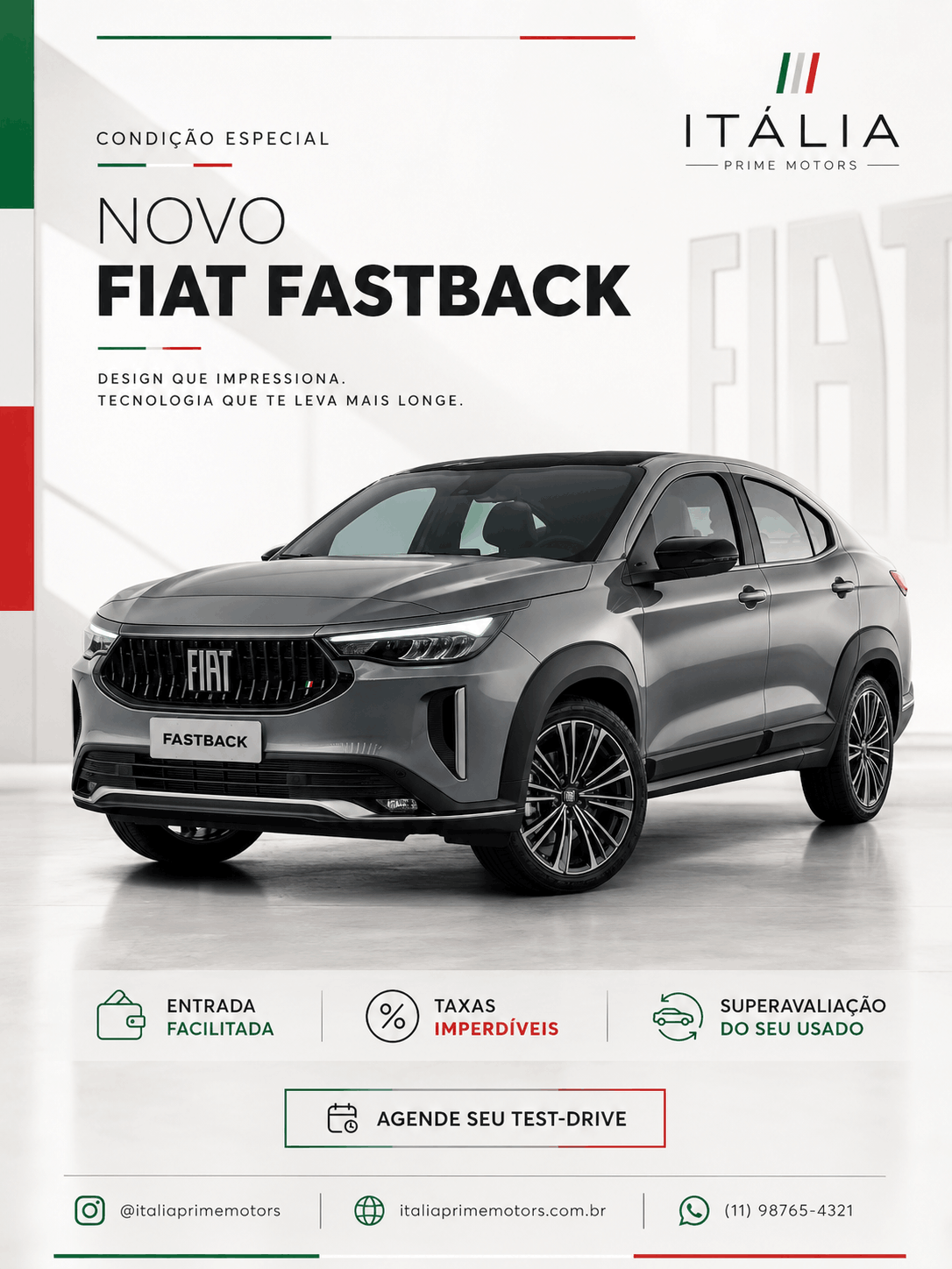 Itália Prime Motors — Novo Fiat Fastback