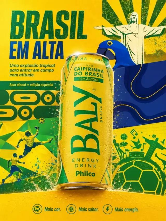Campanha temática Brasil para a Baly