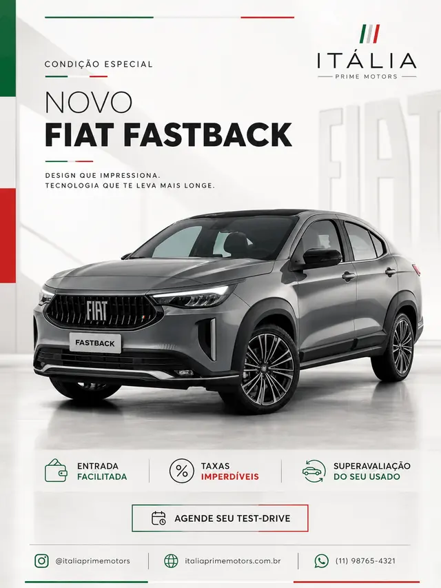 Itália Prime Motors — Novo Fiat Fastback