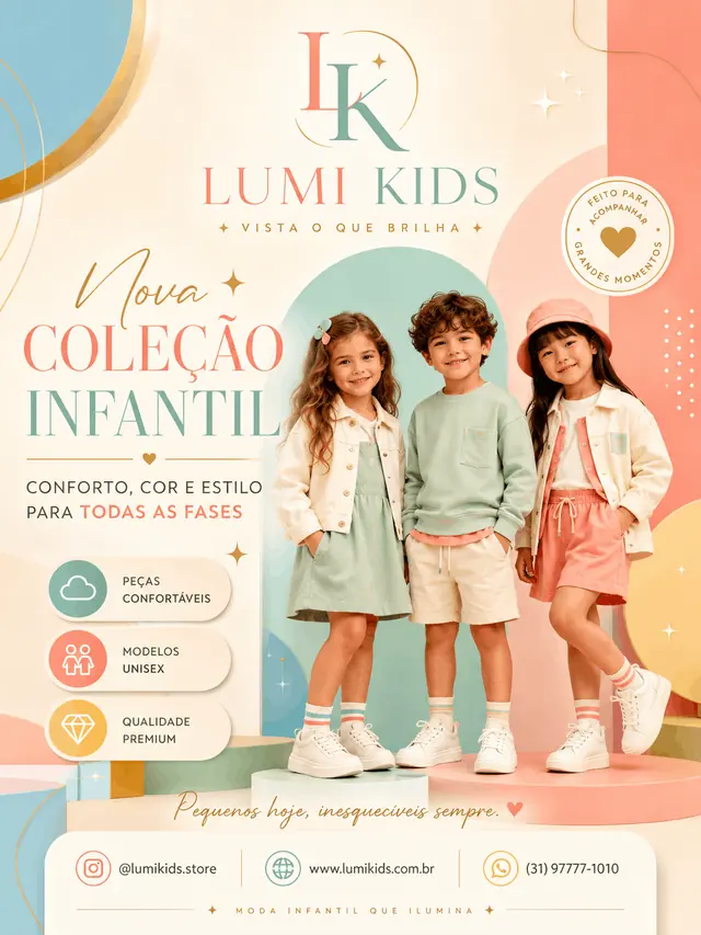 Lumi Kids — Nova Coleção Infantil